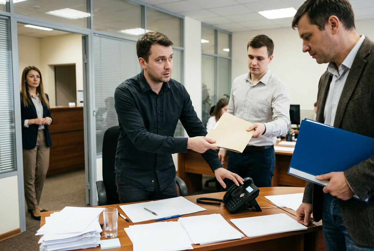 Руководитель распределяет задачи между менеджерами по продажам с разными ролями